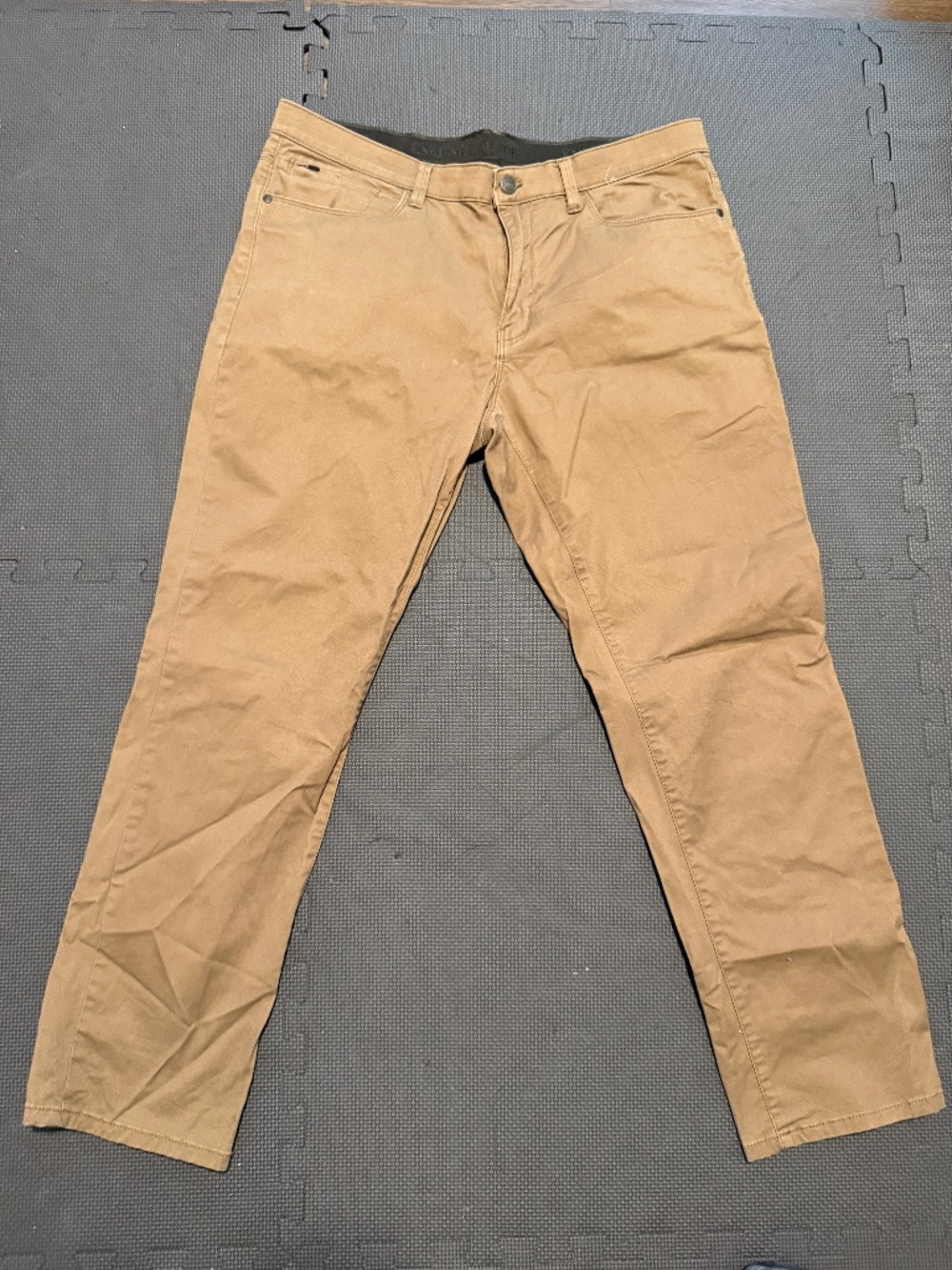 English Laundry Tan Pants 36x30 | Men's Casual Stretch Chinos